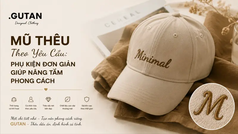 Mũ Thêu Theo Yêu Cầu: Phụ Kiện Đơn Giản Giúp Nâng Tầm Phong Cách