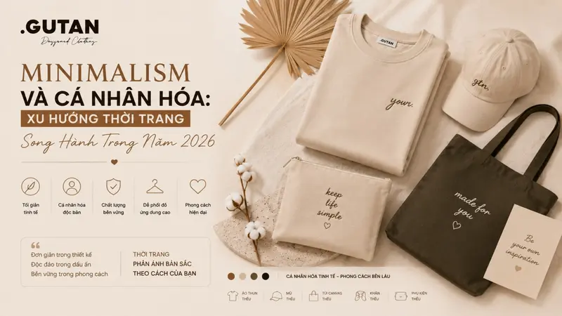 Minimalism Và Cá Nhân Hóa: Xu Hướng Thời Trang Song Hành Trong Năm 2026